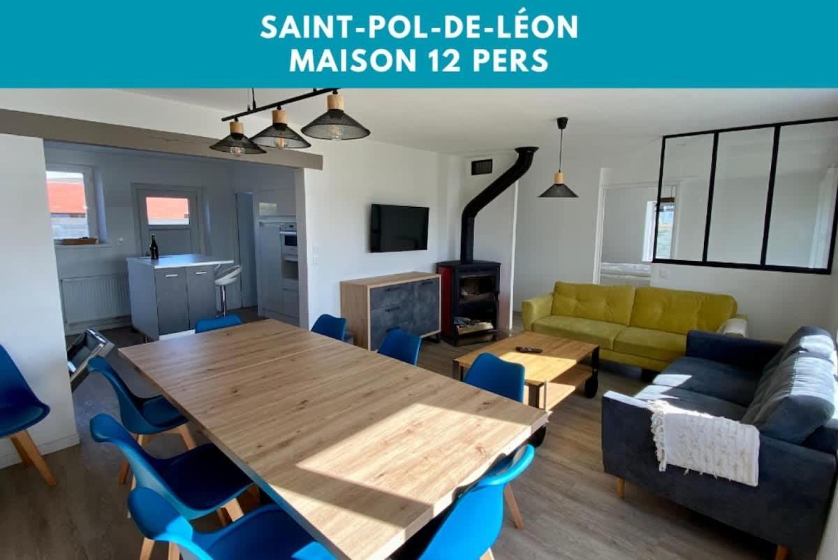 Saint-Pol Family House Garden Fully Equipped 12 People Villa Exterior foto